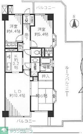 コスモ川口並木町の物件間取画像